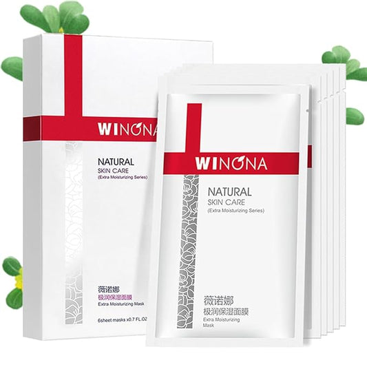 WINONA薇諾娜 極潤水柔保濕面膜 Winona Extra Moisturizing Mask x6 pieces